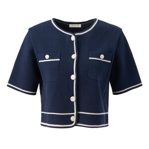 Neat & Tidy Cardigan in Navy